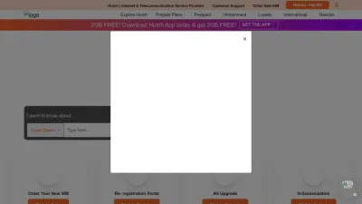 Screenshot preview of hutch.lk