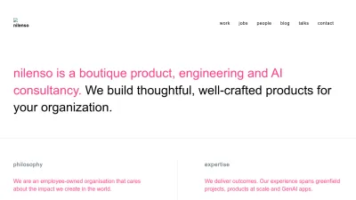 Screenshot preview of nilenso.com