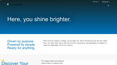 Screenshot preview of rollins.edu
