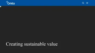 Screenshot preview of orkla.com