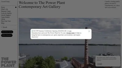 Screenshot preview of thepowerplant.org