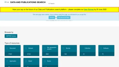 Screenshot preview of ecat.ga.gov.au