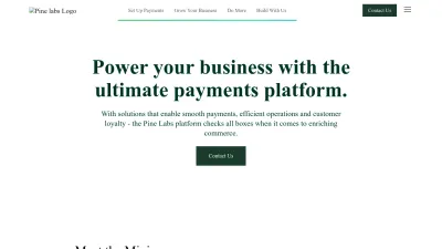 Screenshot preview of pinelabs.com