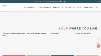 Screenshot preview of curbly.com