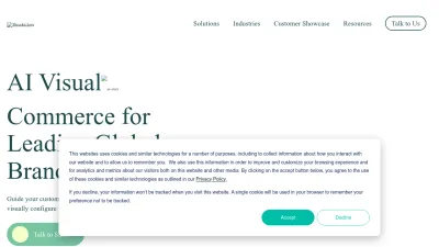 Screenshot preview of threekit.com