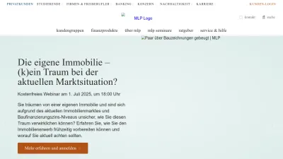 Screenshot preview of mlp.de