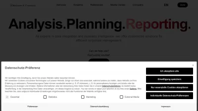Screenshot preview of bissantz.de