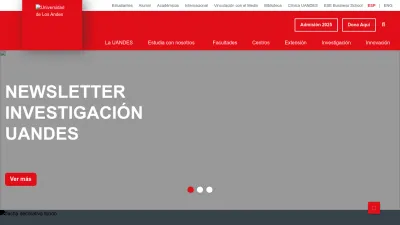 Screenshot preview of uandes.cl