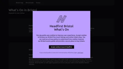 Screenshot preview of headfirstbristol.co.uk