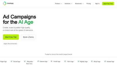 Screenshot preview of creatopy.com