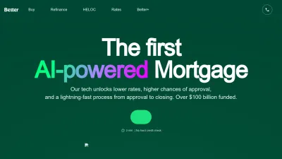 Screenshot preview of better.com