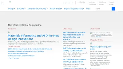 Screenshot preview of digitalengineering247.com