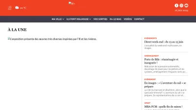 Screenshot preview of mplusinfo.fr