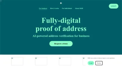 Screenshot preview of okhi.com