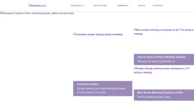 Screenshot preview of airsquirrels.com
