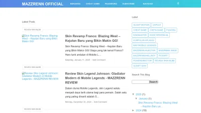 Screenshot preview of mazzrenn.com