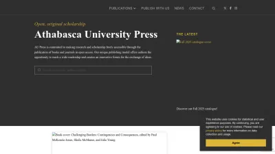 Screenshot preview of aupress.ca