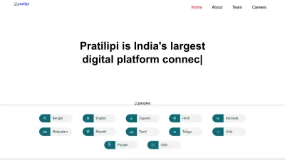 Screenshot preview of pratilipi.com