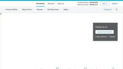Screenshot preview of nwnatural.com
