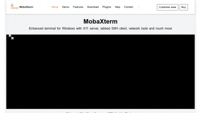 Screenshot preview of mobaxterm.mobatek.net
