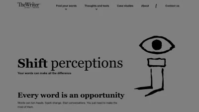 Screenshot preview of thewriter.com