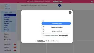 Screenshot preview of sayweee.com