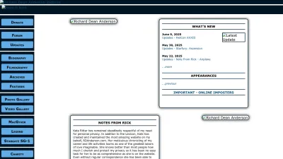 Screenshot preview of rdanderson.com