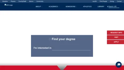 Screenshot preview of usi.edu
