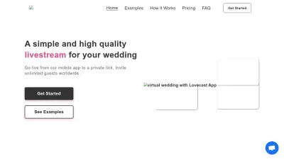 Screenshot preview of lovecastapp.com