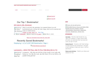 Screenshot preview of socialbookmarkssite.com