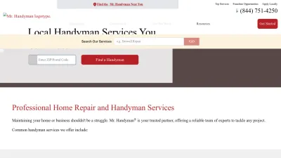 Screenshot preview of mrhandyman.com