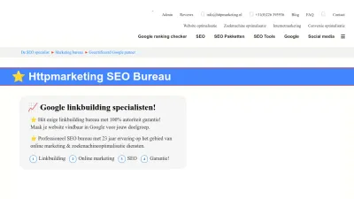 Screenshot preview of httpmarketing.nl