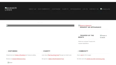 Screenshot preview of 501st.com