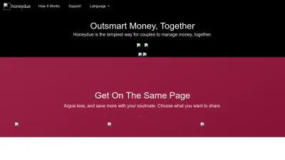 Screenshot preview of honeydue.com