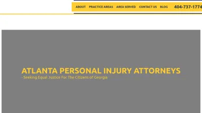 Screenshot preview of metroatlantalawyer.com