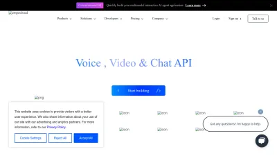 Screenshot preview of zegocloud.com
