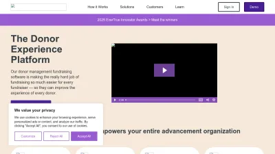 Screenshot preview of evertrue.com