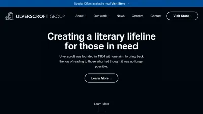 Screenshot preview of ulverscroft.com