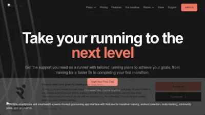 Screenshot preview of runna.com