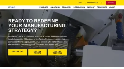 Screenshot preview of fanucamerica.com