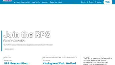 Screenshot preview of rps.org