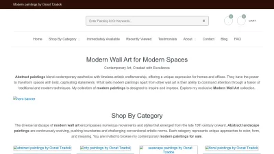 Screenshot preview of osnatfineart.com