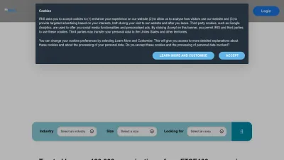 Screenshot preview of iris.co.uk