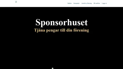 Screenshot preview of sponsorhuset.se