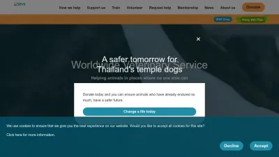 Screenshot preview of wvs.org.uk