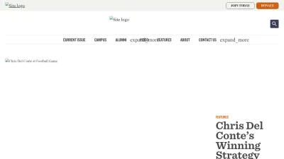 Screenshot preview of alcalde.texasexes.org