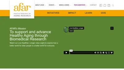 Screenshot preview of afar.org