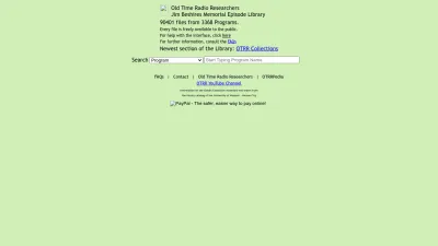 Screenshot preview of otrrlibrary.org