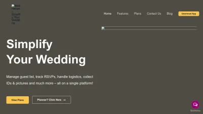 Screenshot preview of wedhaven.com