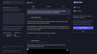 Screenshot preview of pkm.social